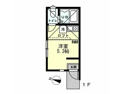 南太田レオン・ブルジョア(ワンルーム/1階)の間取り写真