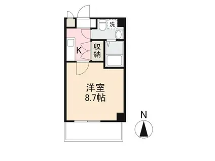 プレシャスタイム中野町(1K/4階)の間取り写真