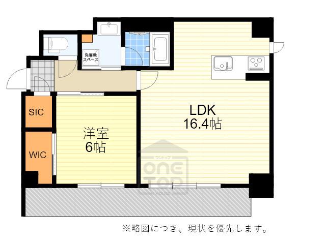 グラン セレニオ 江坂(1LDK/2階)の間取り写真