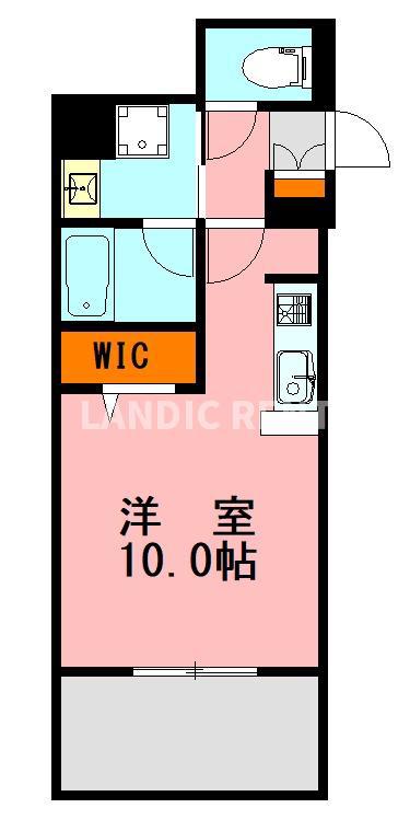 CIDNAL THE PLACE(ワンルーム/7階)の間取り写真