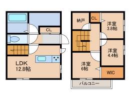 CASAサウス I(3SLDK/1階)の間取り写真