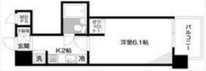 日神パレステージ三田(1K/11階)の間取り写真
