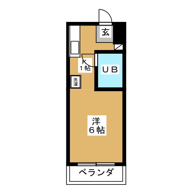 M-ステージ-III(ワンルーム/3階)の間取り写真