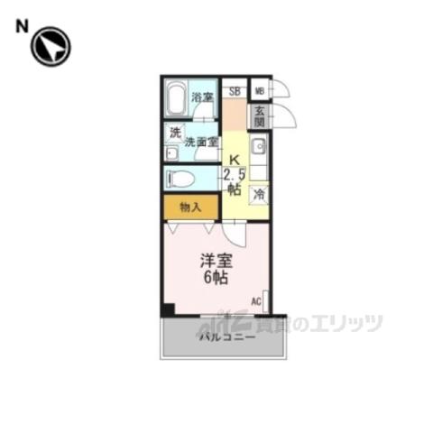 MARUTAKA(1K/3階)の間取り写真