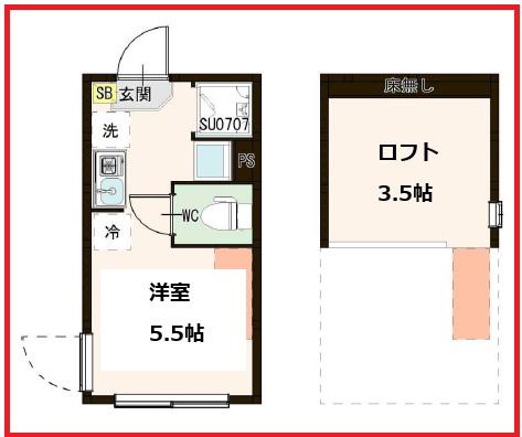 エスケーフェリス金町(ワンルーム/2階)の外観写真