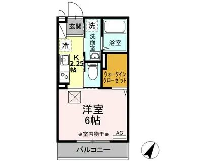 SIGNATURE 05 片倉レジデンス(1K/1階)の間取り写真