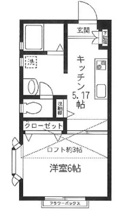 エスペランスハイロード 2階階 間取り