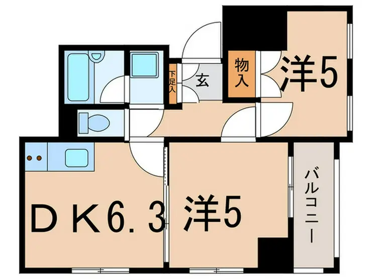 STK茗荷谷 5階階 間取り