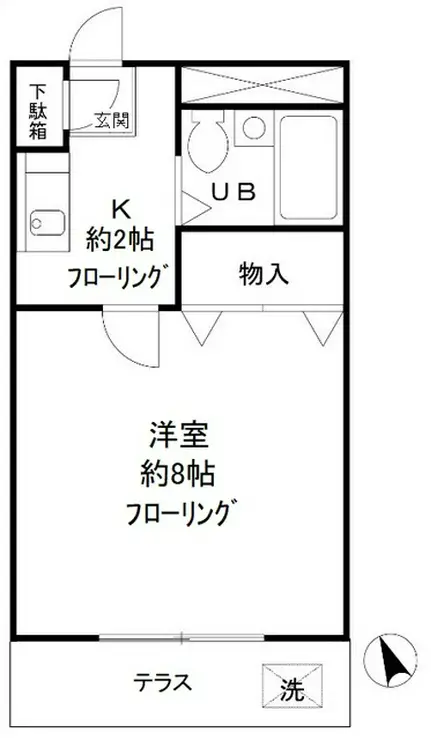 ハイツタカノ 1階階 間取り