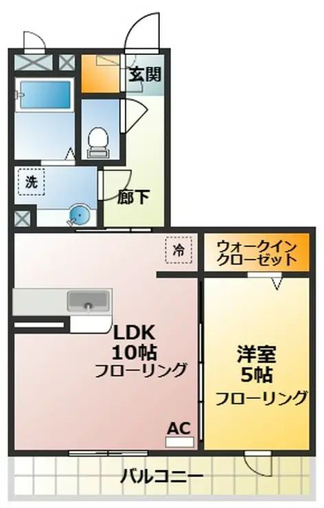バラディー伏見 3階階 間取り