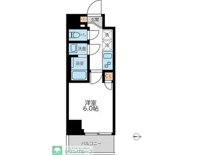 オーキッドレジデンス西川口(1K/5階)の間取り写真