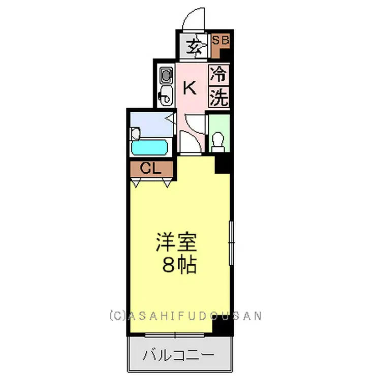 プラティークメゾン 3階階 間取り