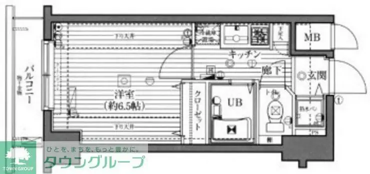 グランド・ガーラ西新宿East 4階階 間取り
