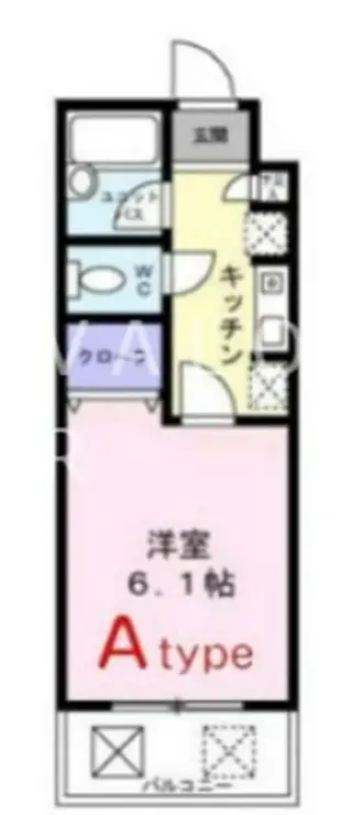 マーガレットハイツIII 2階階 間取り