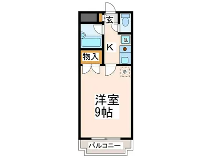 COMFORT末武(1K/1階)の間取り写真