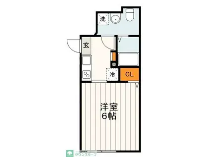 足立区綾瀬4丁目計画(1K/3階)の間取り写真