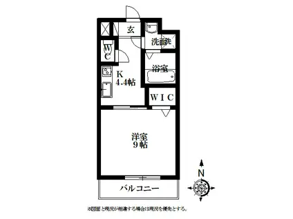 アルティスタ(1K/1階)の間取り写真