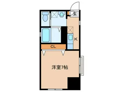 MARZO CASAII(1K/1階)の間取り写真