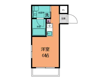 シェマリー茗荷谷(ワンルーム/3階)の間取り写真