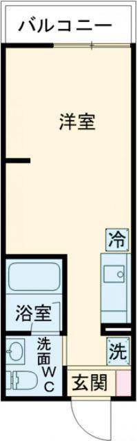 セントラーレ(ワンルーム/3階)の間取り写真