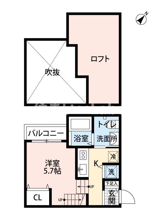 マルスヴァンサンク番館(ワンルーム/1階)の間取り写真