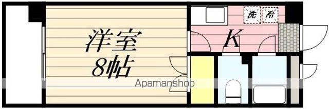 フォルム宮崎駅前(1K/5階)の間取り写真