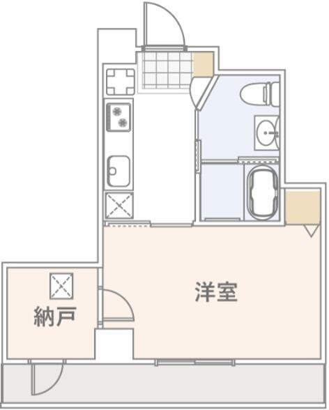 セイカ ガーデニアガーデン(1SK/5階)の間取り写真