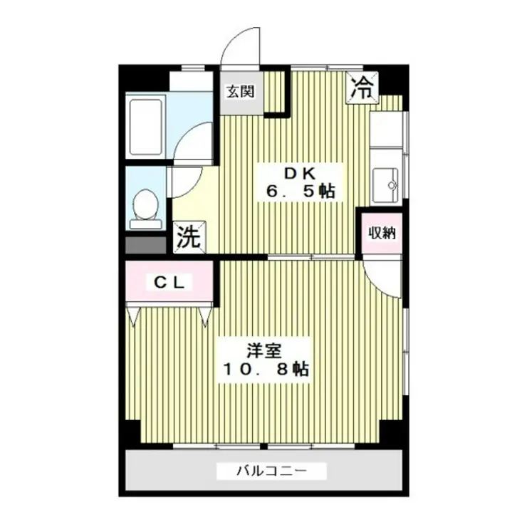 サンハイム高島 4階階 間取り