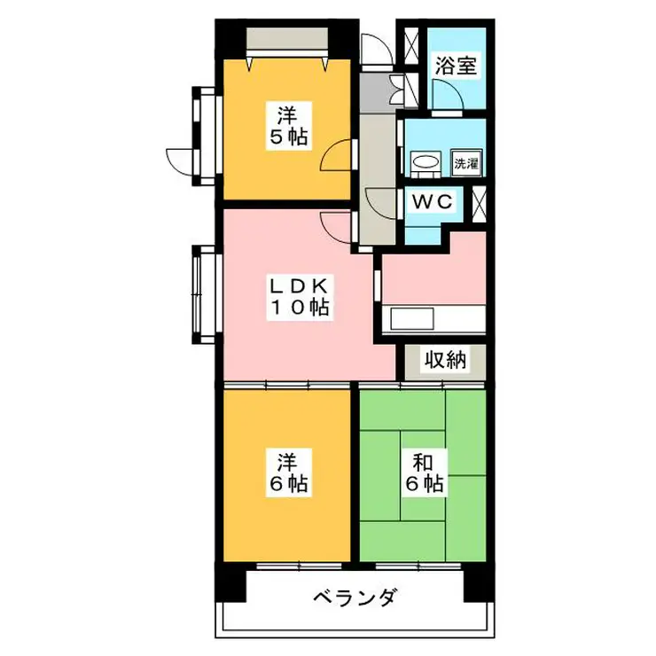 メインステイ関町 6階階 間取り
