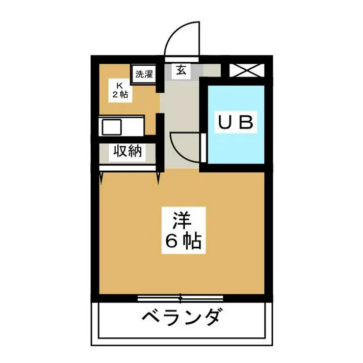 ベルード市川 2階階 間取り