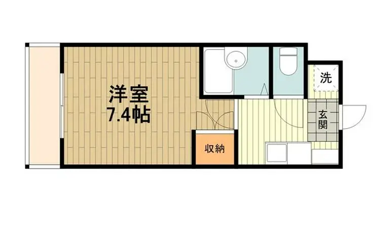 カレッジスクエア日野 3階階 間取り