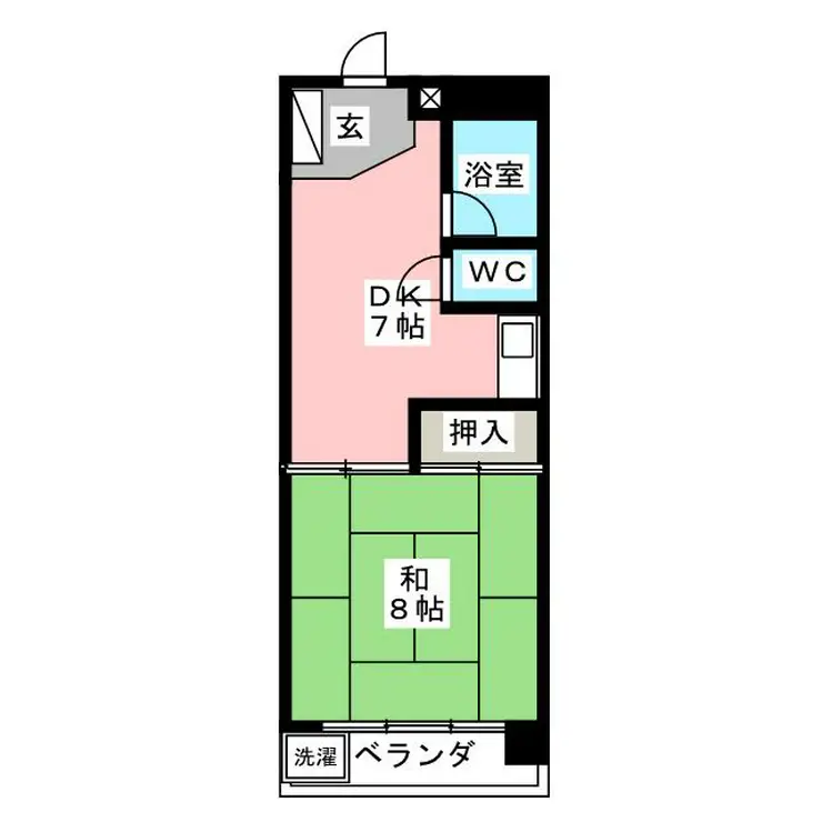 ニュー野村マンション 2階階 間取り