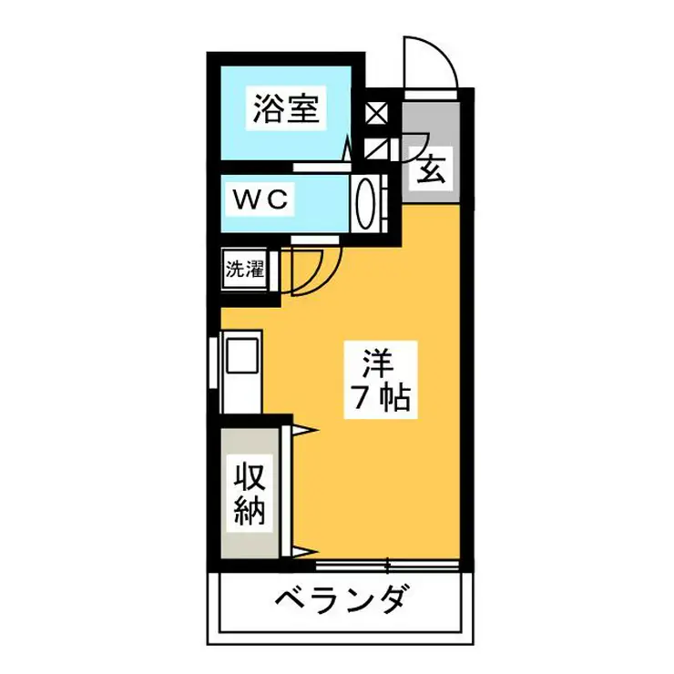 バーン栄 3階階 間取り