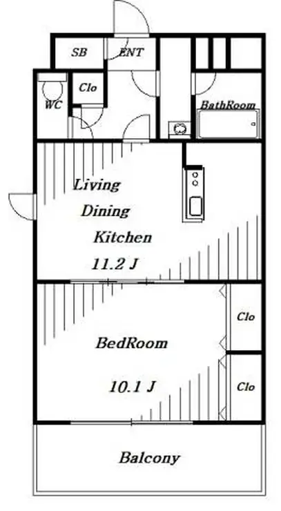フレンズ・KI 4階階 間取り
