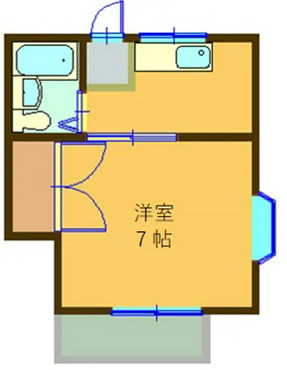 アネックスツシマ 2階階 間取り