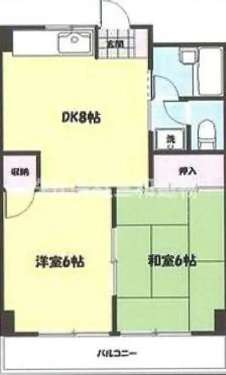 ドミール赤塚公園 3階階 間取り