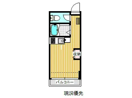 茅ケ崎シーサイドパレス(ワンルーム/5階)の間取り写真