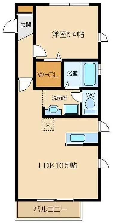 フランメゾン 2階階 間取り