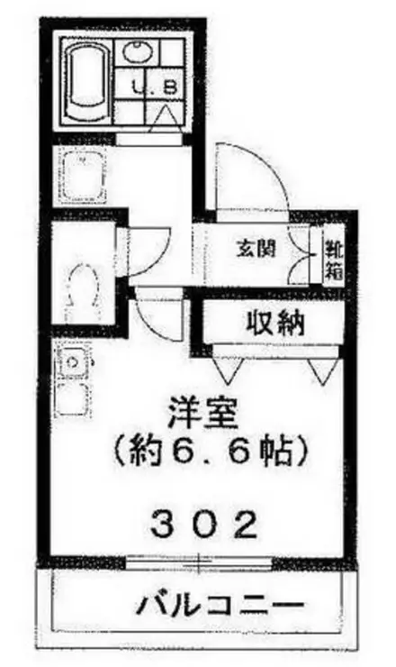ベルジュ91 3階階 間取り