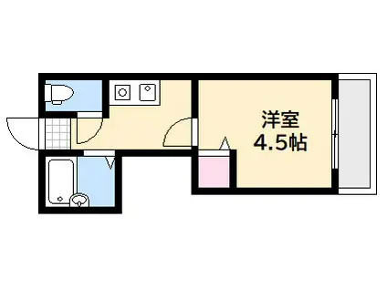 メゾフォルテ大宮(1K/3階)の間取り写真