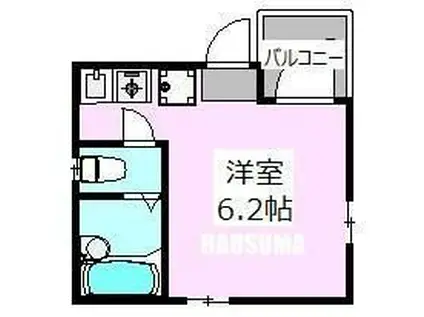 マーチ田端(ワンルーム/2階)の間取り写真