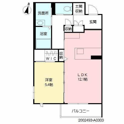 MANOR HOUSE(1LDK/3階)の間取り写真