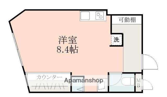 CASACATOSHI(ワンルーム/1階)の間取り写真