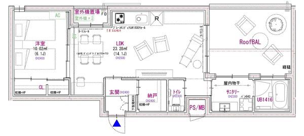 SUNNY・SIDE VI(1LDK/2階)の間取り写真