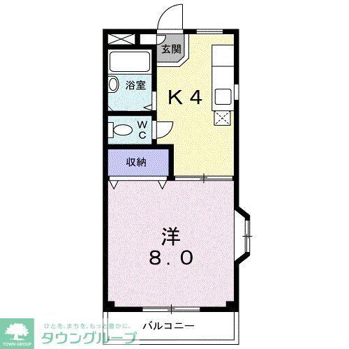 T&Tビル(1K/3階)の間取り写真