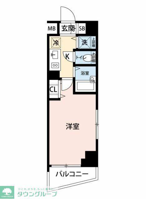 フェニックス永福町弐番館(1K/3階)の間取り写真