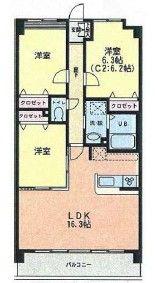 GOLDEN LEO(3LDK/1階)の間取り写真