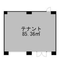 LIBTH菊陽227 1Fテナント(ワンルーム/1階)の間取り写真