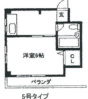 STUDIO-I箕面(1DK/3階)の間取り写真