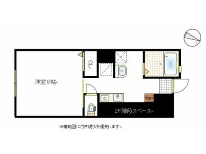 セッテ平井(1K/1階)の間取り写真